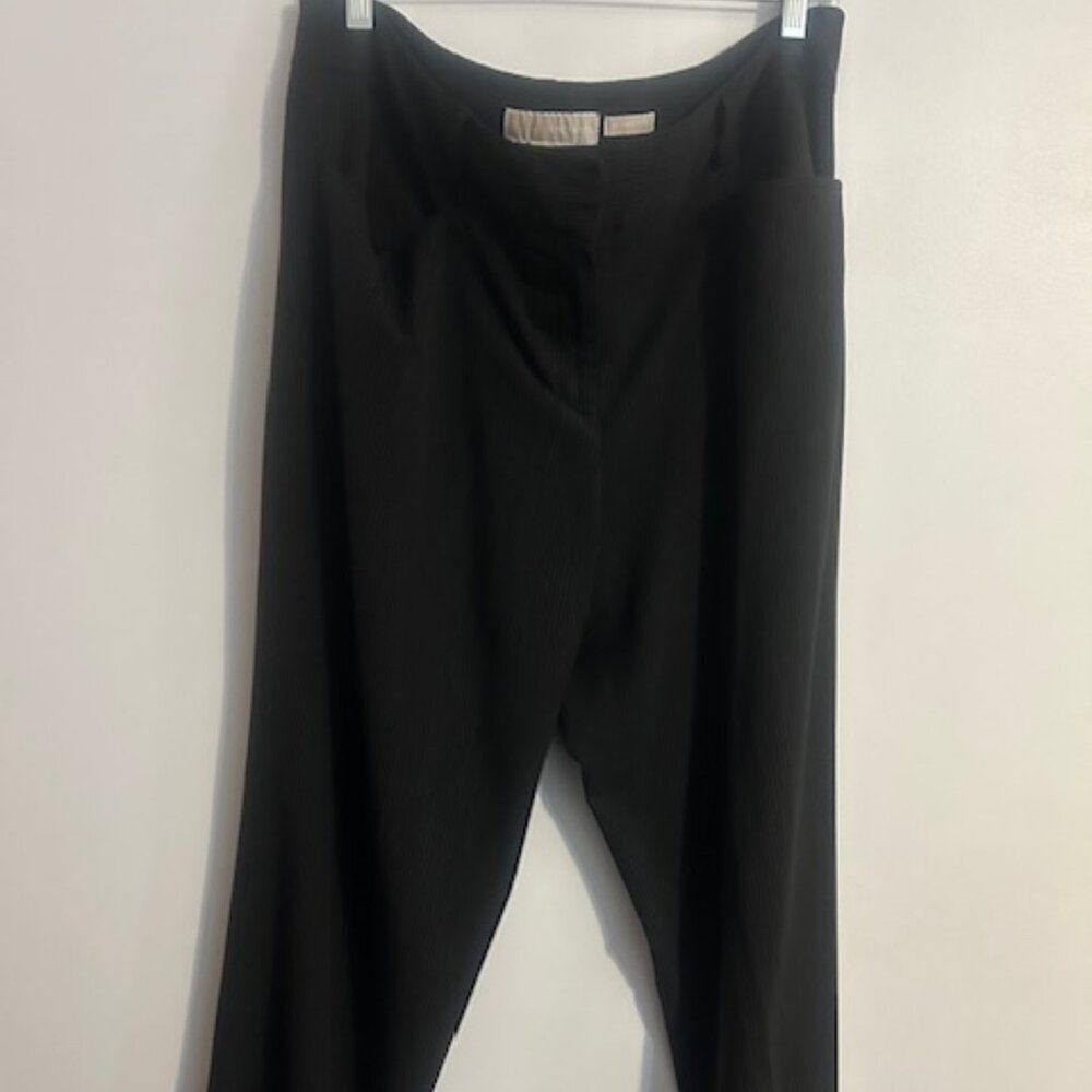 Michael Michael Kors Black/Gray pinstripe Gramercy Fit trousers, 14W